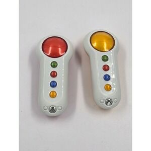 Microsoft Xbox 360 Big Button Wireless Controller Pair Scene It Buzzers White